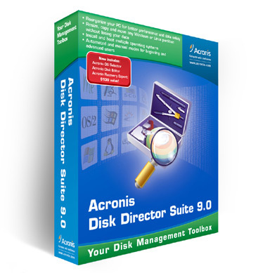 Acronis Disk Editor Screenshot
